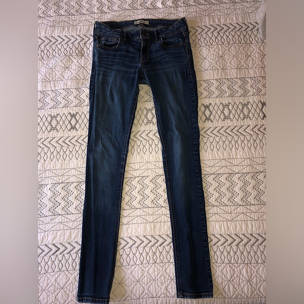 Hollister Dark Wash Mid-Rise Skinny Jeans - Size 5R